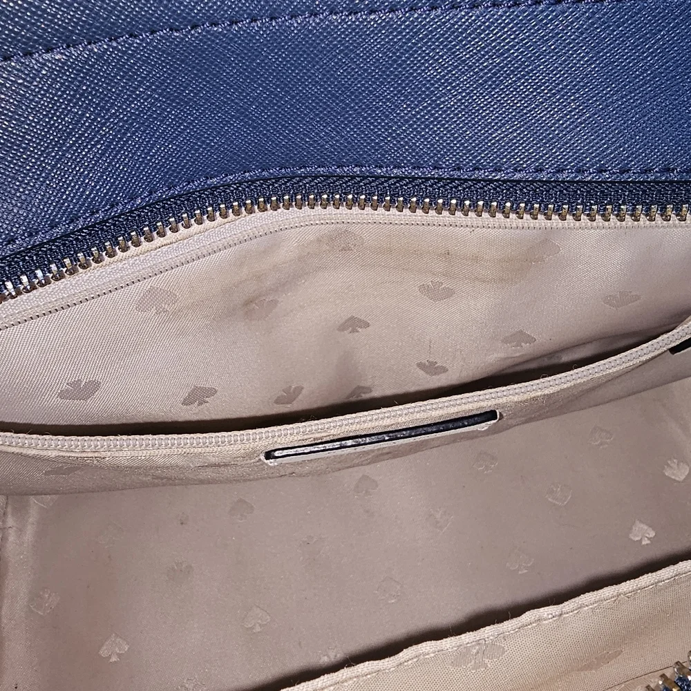 Kate Spade Cameron Medium Lavender Satchel AND Large Continental Wallet Set ♠ - Picture 7 of 16